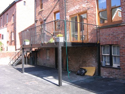 Balconies, fire escapes and handrails in Southport
