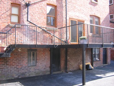 Balconies, fire escapes and handrails in Southport