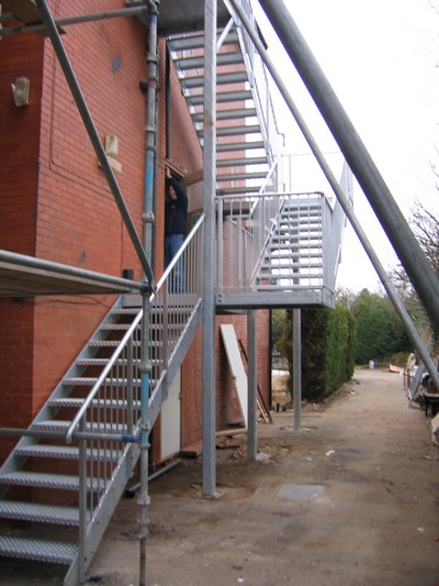 Balconies, fire escapes and handrails in Southport