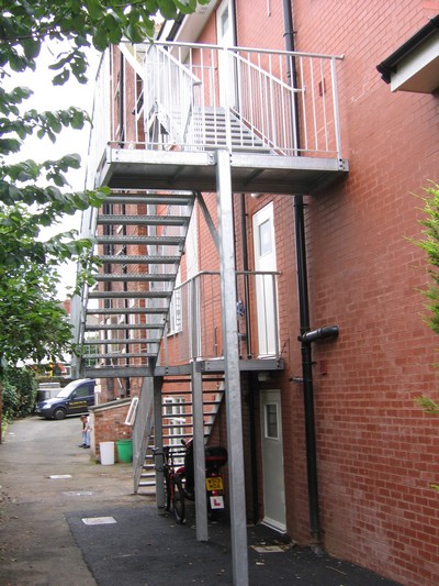 Balconies, fire escapes and handrails in Southport