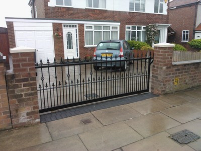 Gates and railings in Southport