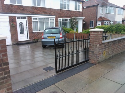 Gates and railings in Southport
