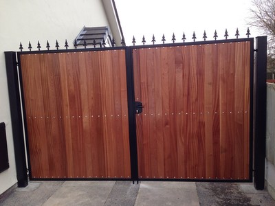 Timber Panelled Gates in Southport
