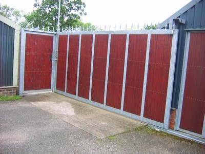 Timber Panelled Gates in Southport