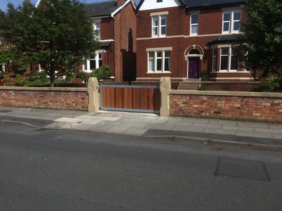 Timber Panelled Gates in Southport