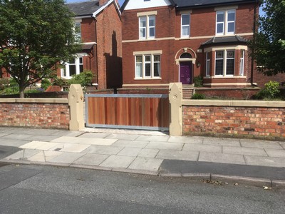 Timber Panelled Gates in Southport