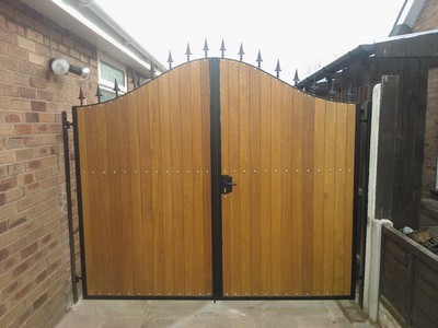 Timber Panelled Gates in Southport
