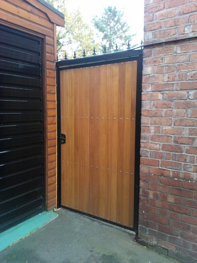 Timber Panelled Gates in Southport