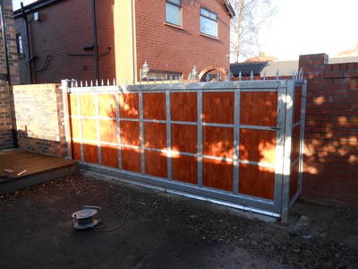 Timber Panelled Gates in Southport